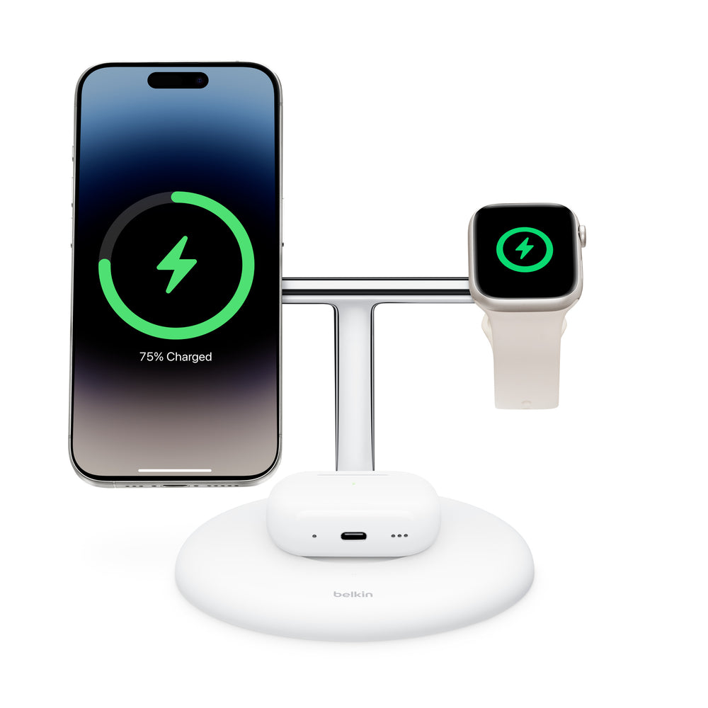 Base de carga magnética 3 en 1 BoostCharge Pro de Belkin