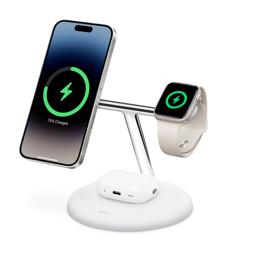 Base de carga magnética 3 en 1 BoostCharge Pro de Belkin
