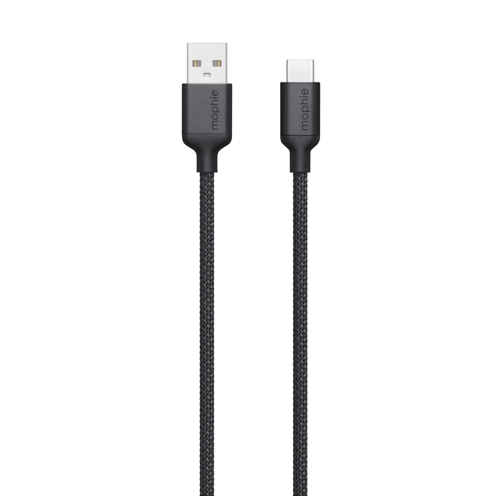 Cable de carga de USB‑A a USB‑C de mophie (1 m) - Negro