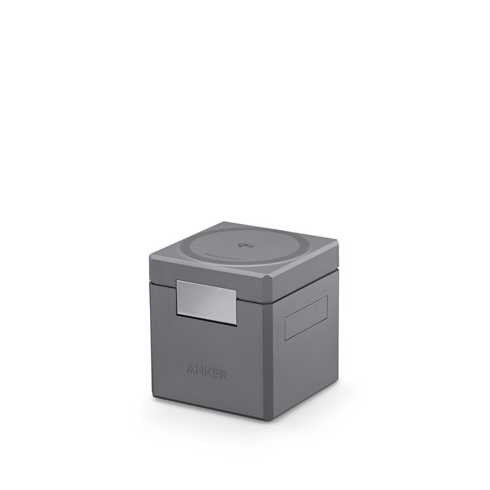 Cubo 3 en 1 de Anker con Qi2 – Gris