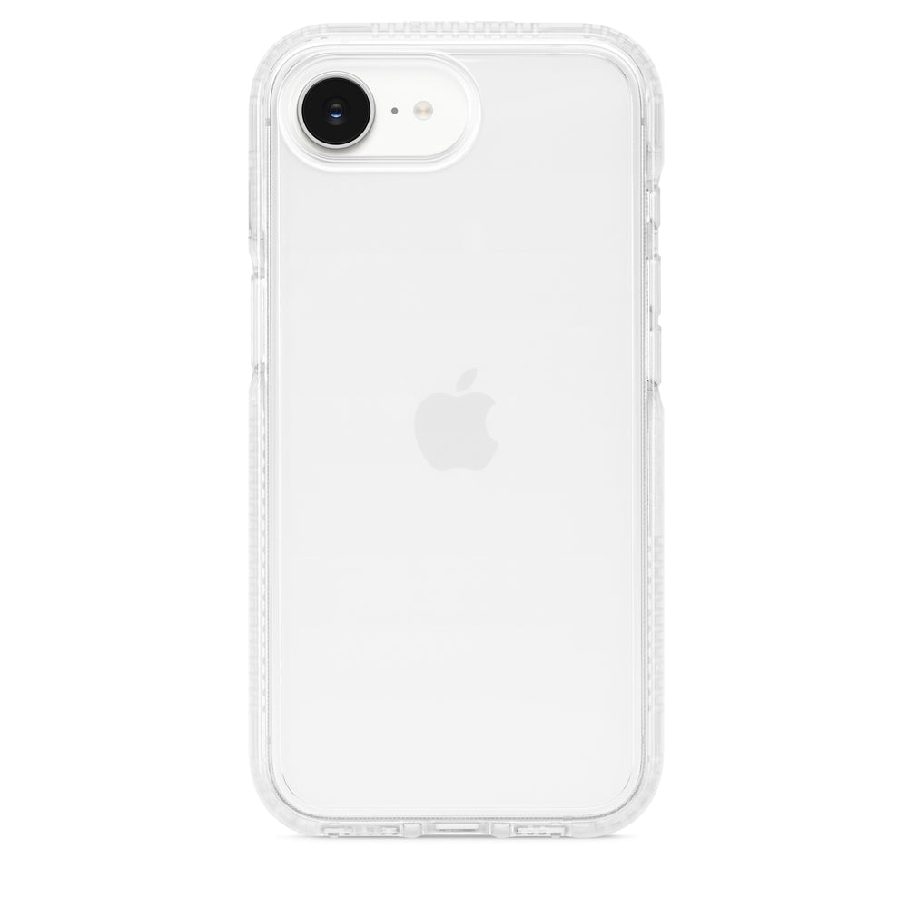 Funda FlexQuartz de Tech21 para el iPhone 16e – Transparente
