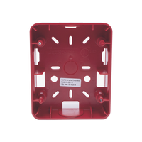 Caja Trasera Resistente a la Intemperie, Roja (para usar con la serie de estrobos HE) (0500-06360) De Hochiki
