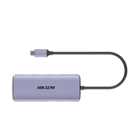 Hub (Adaptador) USB - C / 8 en 1 / 1 Salida HDMI (4K) / 1 Salida USB 2.0 / 3 Salidas USB 3.0 / 1 Salida SD (Memoria SD) / 1 Salida TF (Micro SD) / 1 Entrada USB - C (Carga Rapida / 100 Watts)