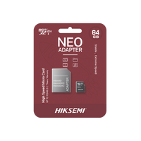 Memoria microSD con Adaptador / 64 GB / Clase 10 / NAND TLC / 92 MB/s Lectura / Multipropósito