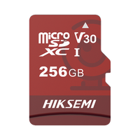 Memoria microSD / Clase 10 de 256 GB / Especializada Para Videovigilancia (Uso 24/7) / Compatibles con cámaras HIKVISION y Otras Marcas / 95 MB/s Lectura / 55 MB/s Escritura