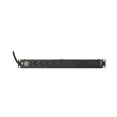 Multicontacto Horizontal (PDU) de 8 Contactos (NEMA 5-15R) Rack 19