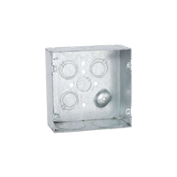 Caja Cuadrada 4 11/16 x 4 11/16"/ Profundidad 2- 1/8"/ Cuenta con 6 Entrada de 1 1/4"/ 1 Entrada de 1/2" / 3 TKO (1/2"-3/4").