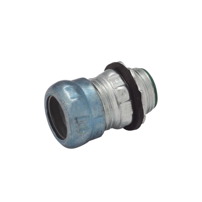 Conector de Compresión Impermeable aislado de Acero Galvanizado para Pared Delgada de 3/4