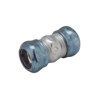 Cople Compresión Hermético de Acero Galvanizado para Pared Delgada de 3/4