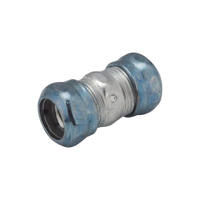 Cople Compresión Hermético de Acero Galvanizado para Pared Delgada de 1 1/2" .