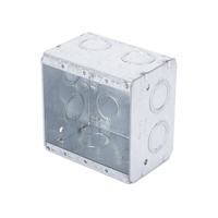 Caja Multigang de 2 Gangs/ Profundidad de 2-1/2 Pulgadas (6.35 cm)/ 12 Entradas de 1/2 - 3/4 Pulgadas (1.27 - 1.91 cm)