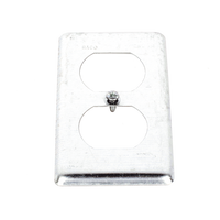 Tapa Metálica 4"X2"/ Para tomacorriente Duplex.