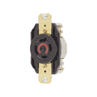 Receptáculo con Bloqueo de Media Vuelta Industrial 20 A 125/250 V CA / 3 Polos 4 Hilos / Nema L14-20R.