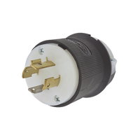 Clavija con Bloqueo de Media Vuelta Industrial 20 A 125/250 V CA / 3 Polos 4 Hilos / Nema L14-20P.