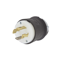Clavija con Bloqueo de Media Vuelta Industrial 30 a 125/250 V CA / 3 Polos 4 Hilos / Nema L14-30P.