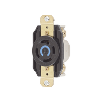 Receptáculo con Bloqueo de Media Vuelta Industrial 30 A 250 V CA / 3 Polos 4 Hilos / Nema L15-30R.