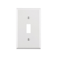Placa para Interruptor de Palanca / Color Blanco.