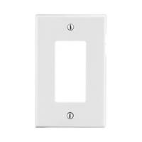 Tapa para Contacto Rectangular Color Blanco.
