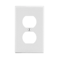Tapa para Contacto Dúplex Color Blanco.