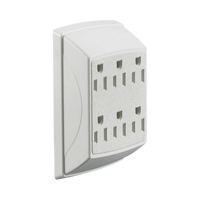 Multicontacto Dúplex con 6 Salidas/ 15 A 125 V CA/ 2 Polos 3 Hilos / Color Blanco.