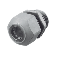 Conector de Cable, Estilo Europeo, para Conductores de 0.17" a 0.45", para Conduit 1/2",  Color Gris.