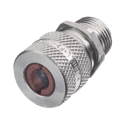 Conector de cable, de aluminio macho recto, .50 - .63 