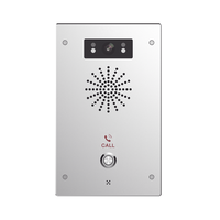 Video Intercomunicador IP, 2 líneas SIP, 2 relevadores con botón para llamada, Onvif, anti-vandálico, PoE, IP65 e IK10, PoE