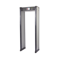Arco Detector de Metales de 6 Zonas con Anclaje para Fijarse al Piso. Incluye Sensor IR para evitar falsas Alarmas / Certificado por la Administración Federal de Aviación de EE. UU. (FAA)
