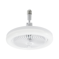 Ventilador de Techo con Luminario LED de 110 V CA 50/60 Hz /  40 W / 3 Tonos de Luz (6500 - 4 000 - 2 700 K) / Diámetro 250 mm / 3 Velocidades / Dimeable.