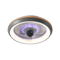 Ventilador de Techo con Luminario LED de  110 V CA 50/60 Hz /  88 W /4500 Lm / 6500 - 4 000 - 2 700 K /6 Tonos de Luz / 500 mm / 6 Velocidades / Dimeable.