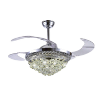 Ventilador de Techo con Luminario LED de  110 V CA 50/60 Hz /  88 W /4500 Lm / 6500 - 4 000 - 2 700 K /3 Tonos de Luz / 1075 mm / 6 Velocidades /No Dimeable.