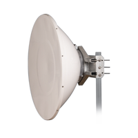 Antena Direccional de Alto Rendimiento / 35.5 ± 1 dBi  / 4 ft / 5.9-7.125 GHz / Conectores RP-SMA / Alto Aislamiento al Ruido / Fácil Montaje y herraje de acero inoxidable /  Radomo Incluido
