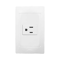 Contacto Sencillo de 127 V~60 HZ 15 A/ Color Blanco.