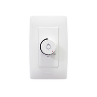 Dimmer Rotativo para Lámpara Incandescentes / 300 W 127 V CA / Color Blanco.
