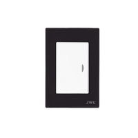 Apagador Escalera Sencillo de 10 A/ 127 V CA ~ 60 Hz / Placa Negra.