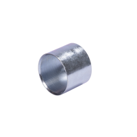 Cople 3/4" (19mm) con rosca galvanizado etiqueta amarilla