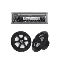 Kit de estéreo con Bluetooth KMR-M332BT | más Par de bocinas KFC-1613MRB