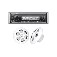 Kit de estéreo con Bluetooth KMR-M332BT |  más Par de bocinas KFC-1613MRW