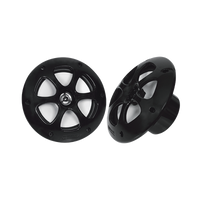 Par de altavoces fabricado en grado marinos en color negro de 6.5"  de 100 W de entrada máxima