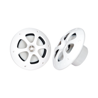Par de altavoces fabricado en grado marinos en color blanco de 6.5"  de 100 W de entrada máxima