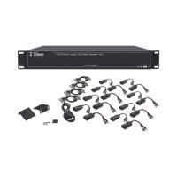 Kit de TRANSCEPTOR ACTIVO DE 16 Canales / VIDEO+PODER en un solo Cable UTP / 150m en 4K, 200m en 5 MP/ Envía 36 Vcc y recibe 12 Vcc / TODO INCLUIDO PARA RACK / Compatible con cámaras HD-TVI/CVI/AHD/CVBS / Instalación Limpia