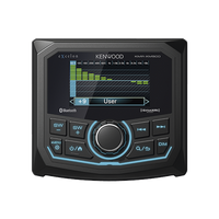 Estéreo marino sumergible IP66, con pantalla de 2.7 pulgadas, conexión Bluetooth, iluminación multicolor variable, con entrada USB