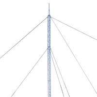 Kit de Torre Arriostrada de Techo de 18 m con Tramo STZ30 Galvanizado Electrolítico (No incluye retenida).