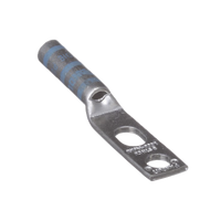 Zapata de compresión LCC6-14JAW-l para cal. 6 Awg, Doble barreno para tornillo prisionero de 1/4, 1 pz