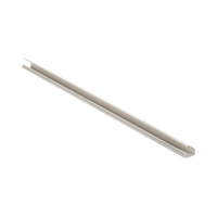 Canaleta LD5 de PVC rígido, con cinta adhesiva para instalación sin herramientas, 26 x 15 x 1828.8 mm, Color Blanco Mate