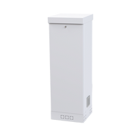 Gabinete para Piso, Capacidad, 31 Unidades de Rack, Doble puerta y Postes frontales e intermedios ajustables, Color Blanco, Se envía el Gabinete Armado.