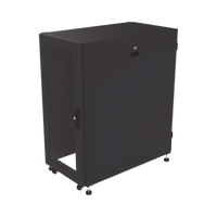 Gabinete Profesional para Telecomunicaciones de 24UR, 600 mm de Ancho x 1000 mm de Profundidad, Se envía el Gabinete Armado.