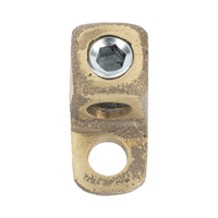 Conector Bornes 1/2" / Cable 1/0 AWG-250 MCM / Bronce 100% / Baja Resistencia / Sin Soldadura Exotérmica