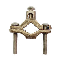 Conector Tubo a Cable / Bronce 100% / Tubo hasta 1 1/4 in / Cable 4 AWG / Aterrizaje Torres TZ / Sin Soldadura