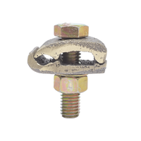 Conector Cable a Superficie Plana / Bronce 100% / Cable 2/0-250 MCM / Sin Soldadura Exotérmica / 3x4.5 cm (1.2x1.8 in)